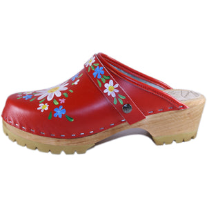 Hand Painted Lugged Tessa Clogs