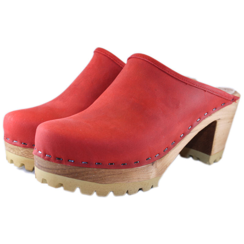 High Heel Mountain Sole in Red