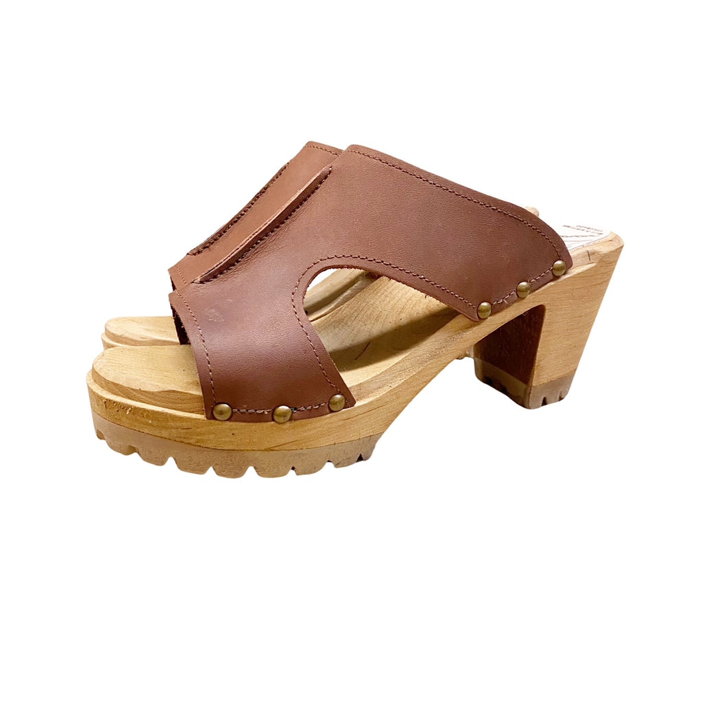 High Heel Mountain Birgit Sandal in your choice of Featured Leather - Now on Sale 30% 0ff