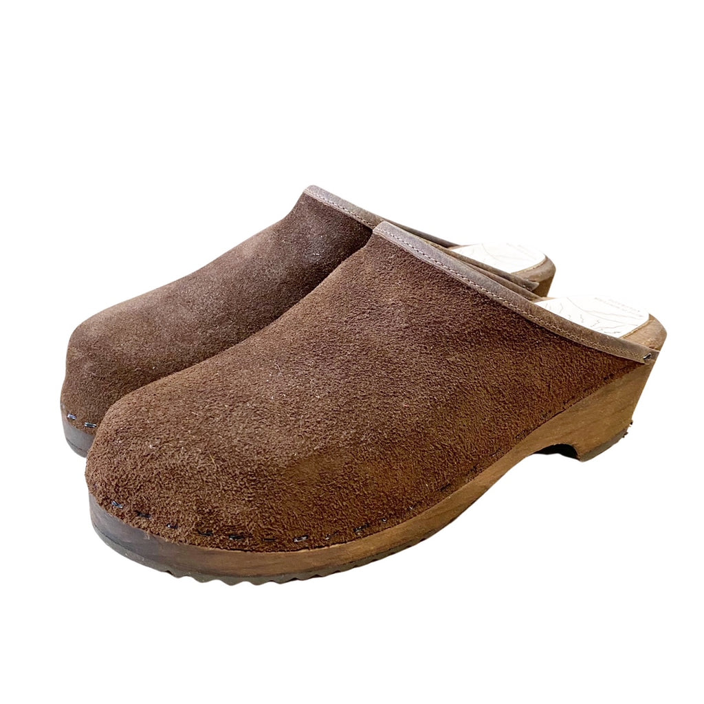 Traditional Heel Brown Suede - $50 Sale