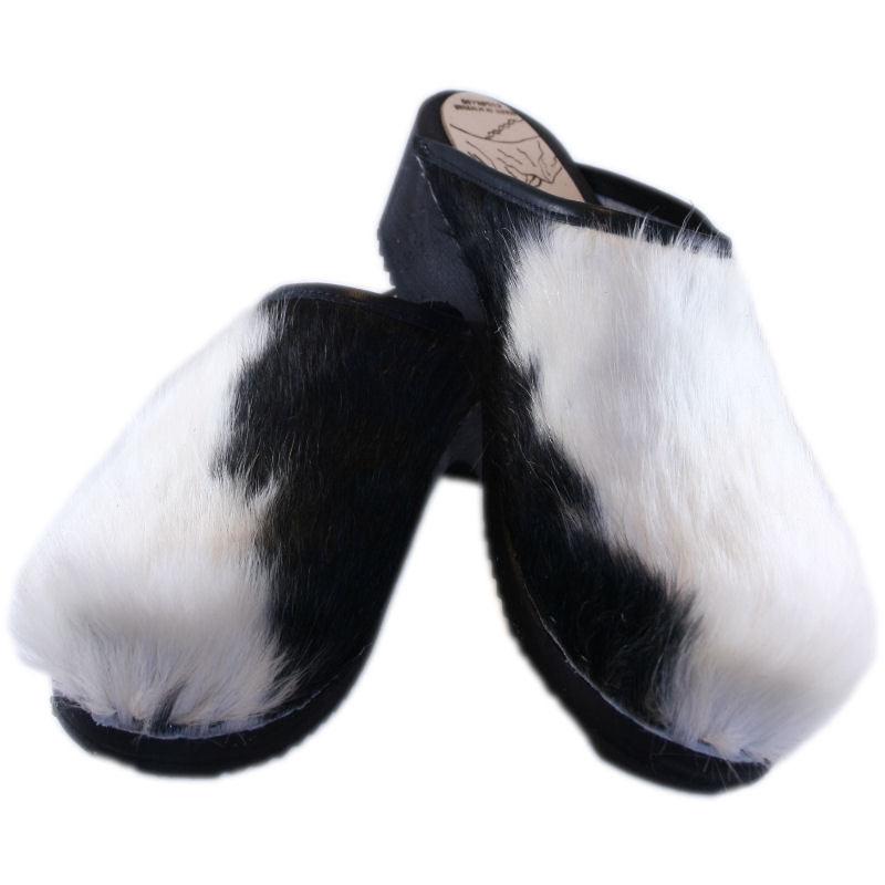 Traditional Heel Black and White Pony size 39 - In stock - $60 Sale