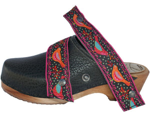 Tessa Ribbon Snap Straps to Accessorize your clogs - made in Minturn, CO