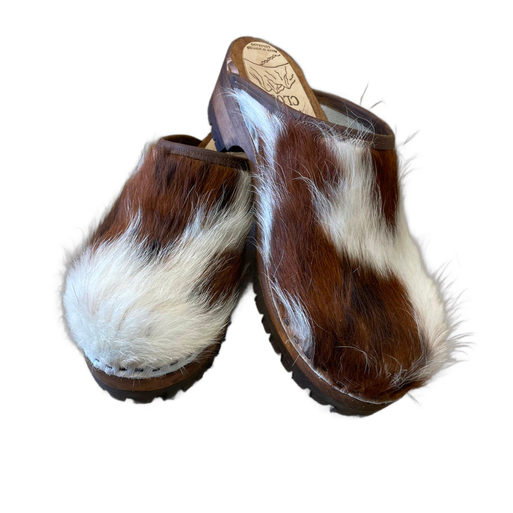 Mountain Sole Furry Tri colored Pony size 42 - In stock