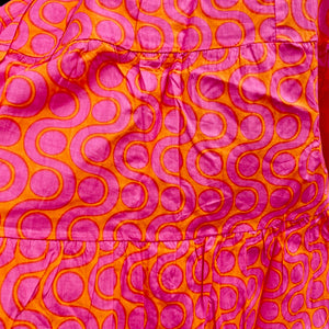 Pink Orange Camilla Skirt Fabric