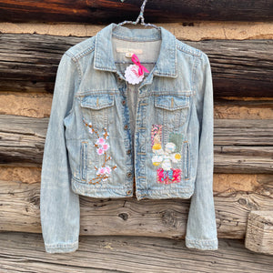 Tessa Upcycled Denim Jacket Ralph Lauren Size Small