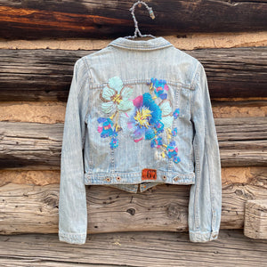 Tessa Upcycled Denim Jacket Ralph Lauren Size Small