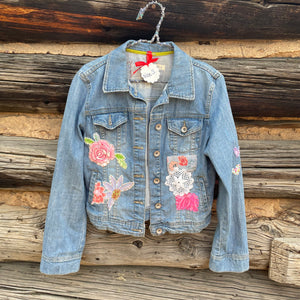 Tessa Upcycled Denim Jacket Size Small