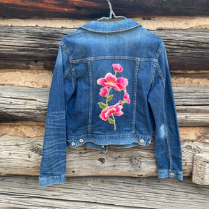 Tessa Upcycled Denim Jacket Size M