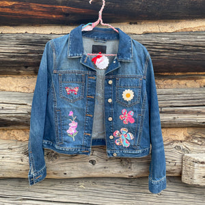 Tessa Upcycled Denim Jacket Size S