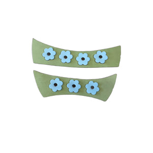 High Heel Mountain Sole Emma Flower Sandal