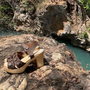 Ultimate High Solid Emma Flower Sandal