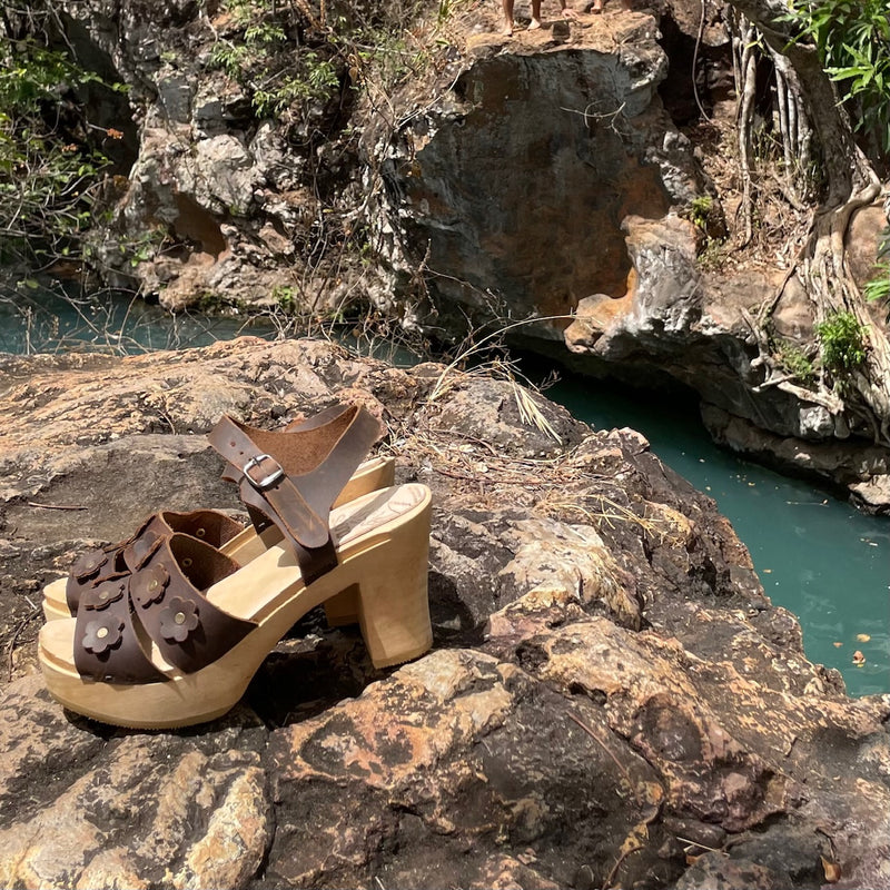 Ultimate High Solid Emma Flower Sandal