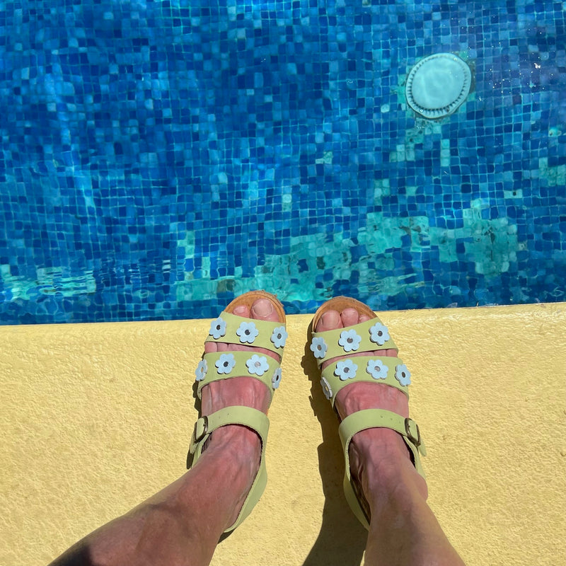 Mountain Sole Emma Flower Sandal