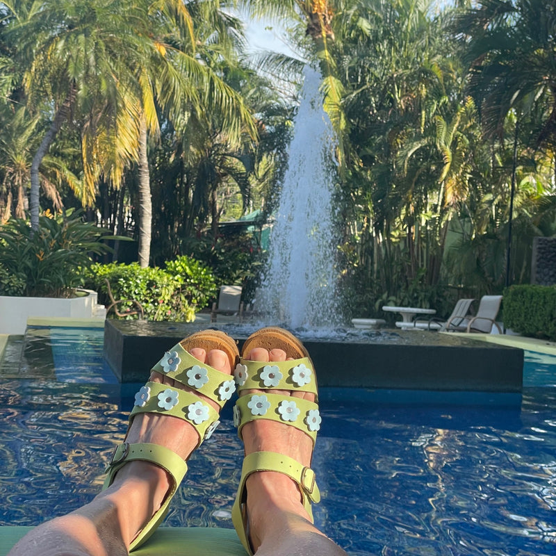 Mountain Sole Emma Flower Sandal