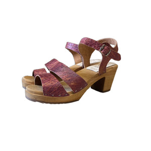 Pink Fishscale Emma High Heel Sandal
