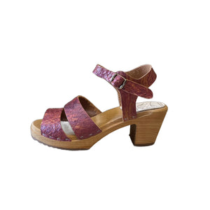 Pink Fishscale Emma High Heel Sandal