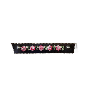 Gretel Ribbon Snap Strap in Raisin