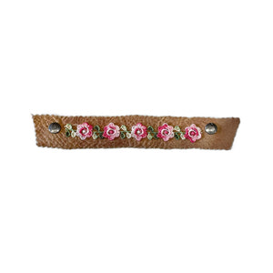 Gretel Ribbon Snap Strap in Sandstone
