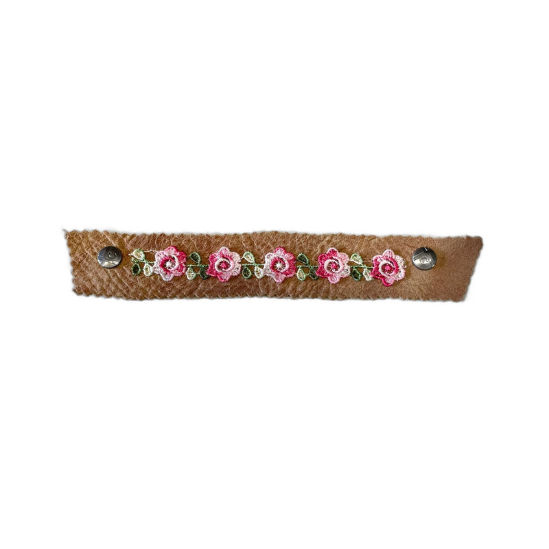Gretel Ribbon Snap Strap in Sandstone