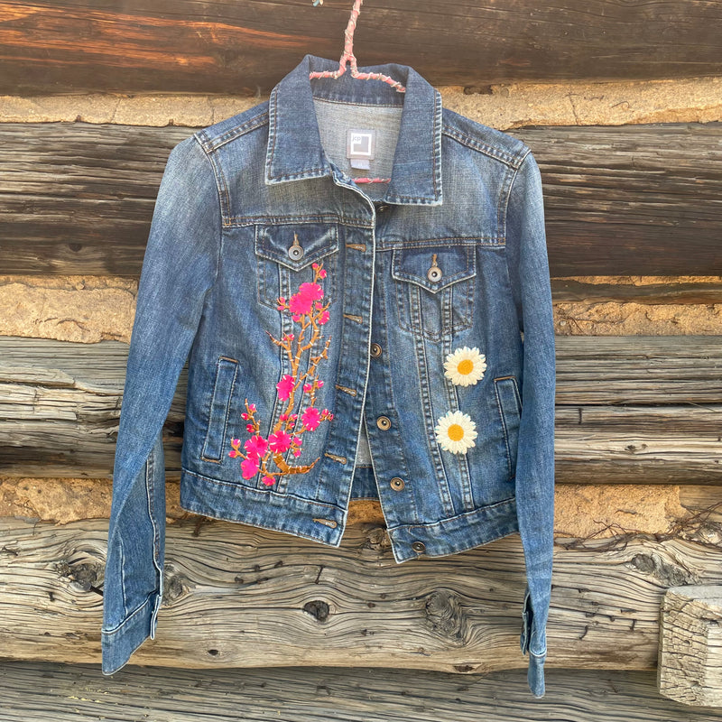 Tessa Upcycled Denim Jacket Size Extra Small