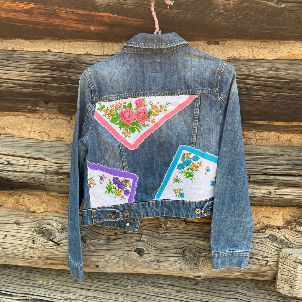 Tessa Upcycled Denim Jacket Size Extra Small