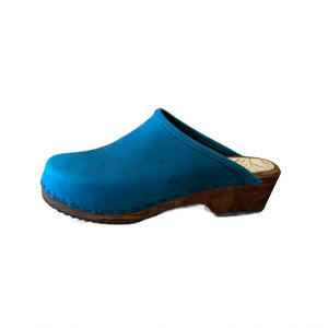 Pacific Blue Traditional Heel Clogs