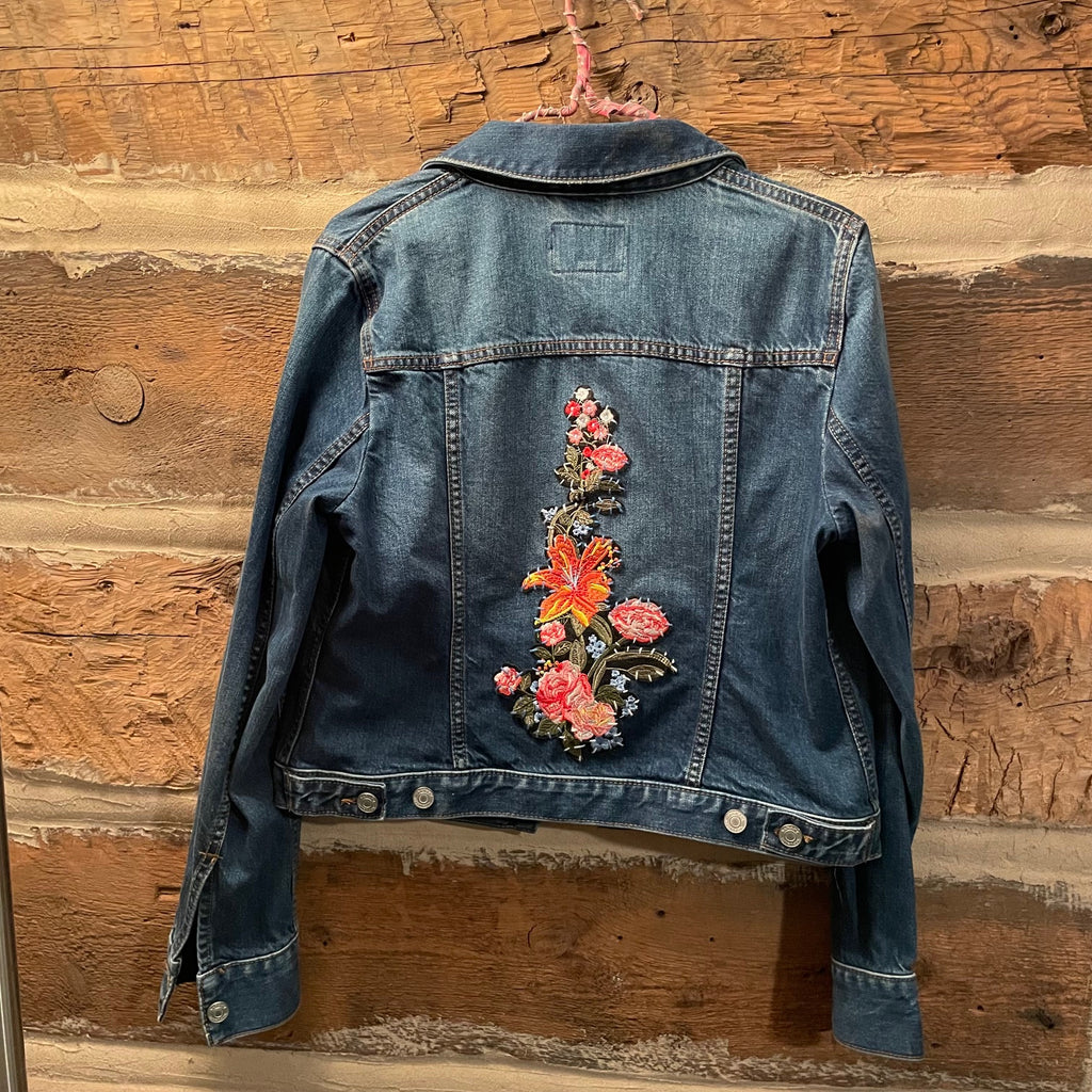 Tessa Upcycled Denim Jacket Size S