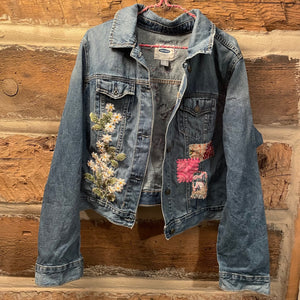 Tessa Upcycled Denim Jacket Size XL
