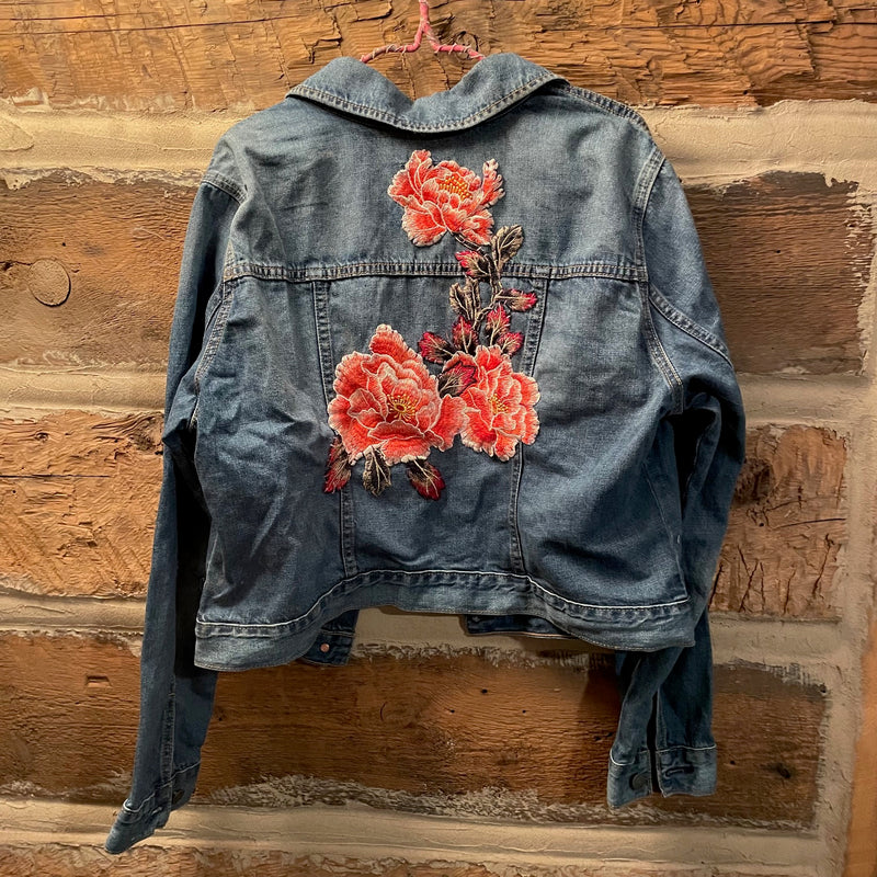 Tessa Upcycled Denim Jacket Size XL