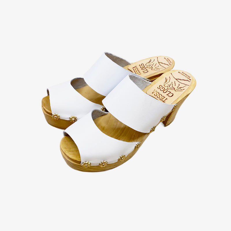 Ultimate High Chloe Sandal in your choice of Featured Leather