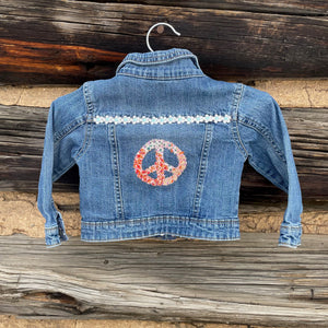 Kids Upcycled Denim Jacket