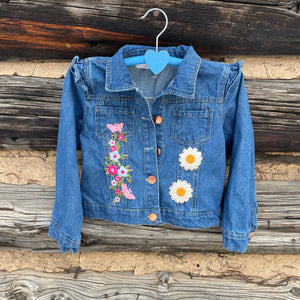 Kids Upcycled Denim Jacket