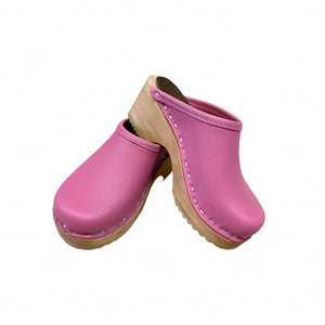Children's Tessa Clogs in Hot Pink