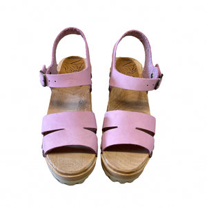 Light Pink High Heel mountain Sole Saga Sandal