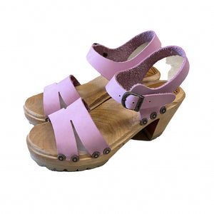 Light Pink High Heel mountain Sole Saga Sandal
