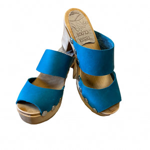 Ultimate High Ebba Two Strap Sandal in Teal