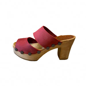 Ultimate High Ebba Two Strap Sandal in Red