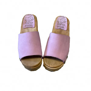 Light Pink Nubuck Mountain Sole Slide