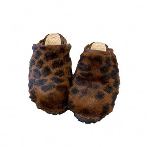 Leopard Print Clogs