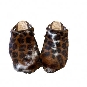 Leopard Print Clogs