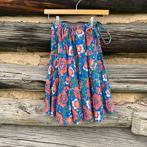 Asha Short Camilla Skirt Blue Floral
