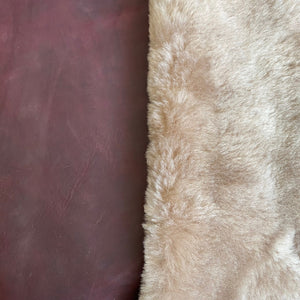 Mountain Sole Shearling in your choice of Featured Leather and Shearling