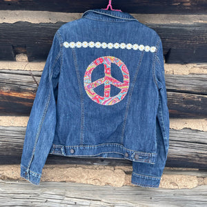 Womens Upcycled Denim Jacket