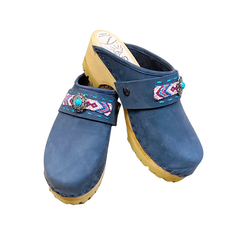 Mountain Sole Denim with your choice of Limited Edition Boho strap