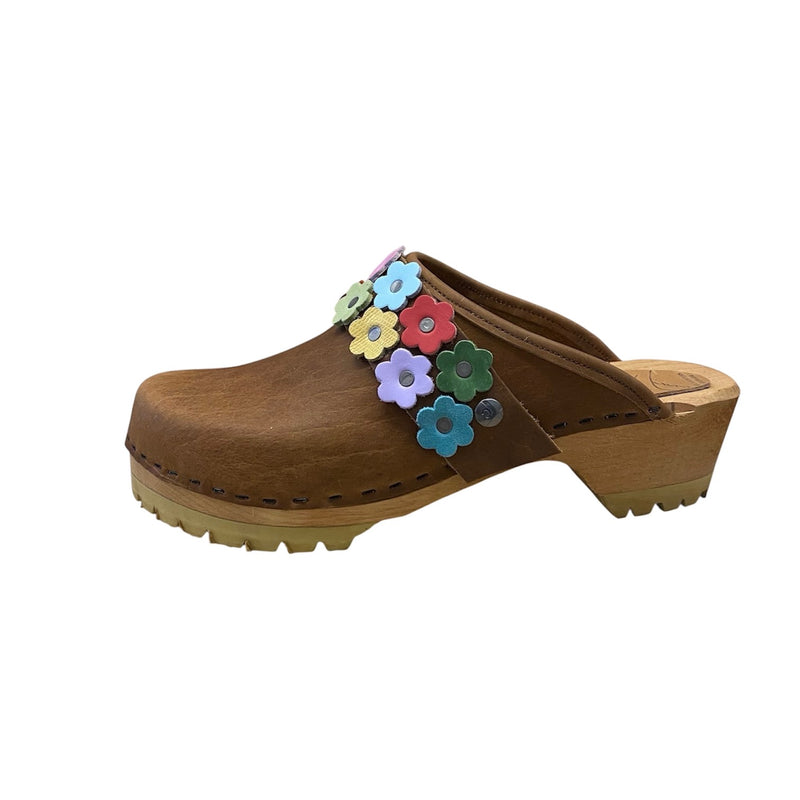 Mountain Sole Hazelnut Bison with Linnea Snap Strap