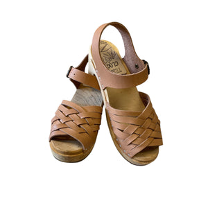 High Heel Natural Madeleine Sandal