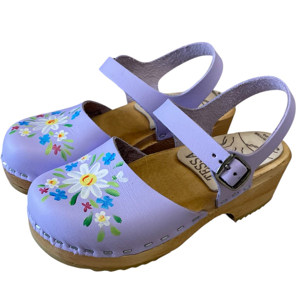 Children's Closed Toe Lavender Malin Moa Sandal