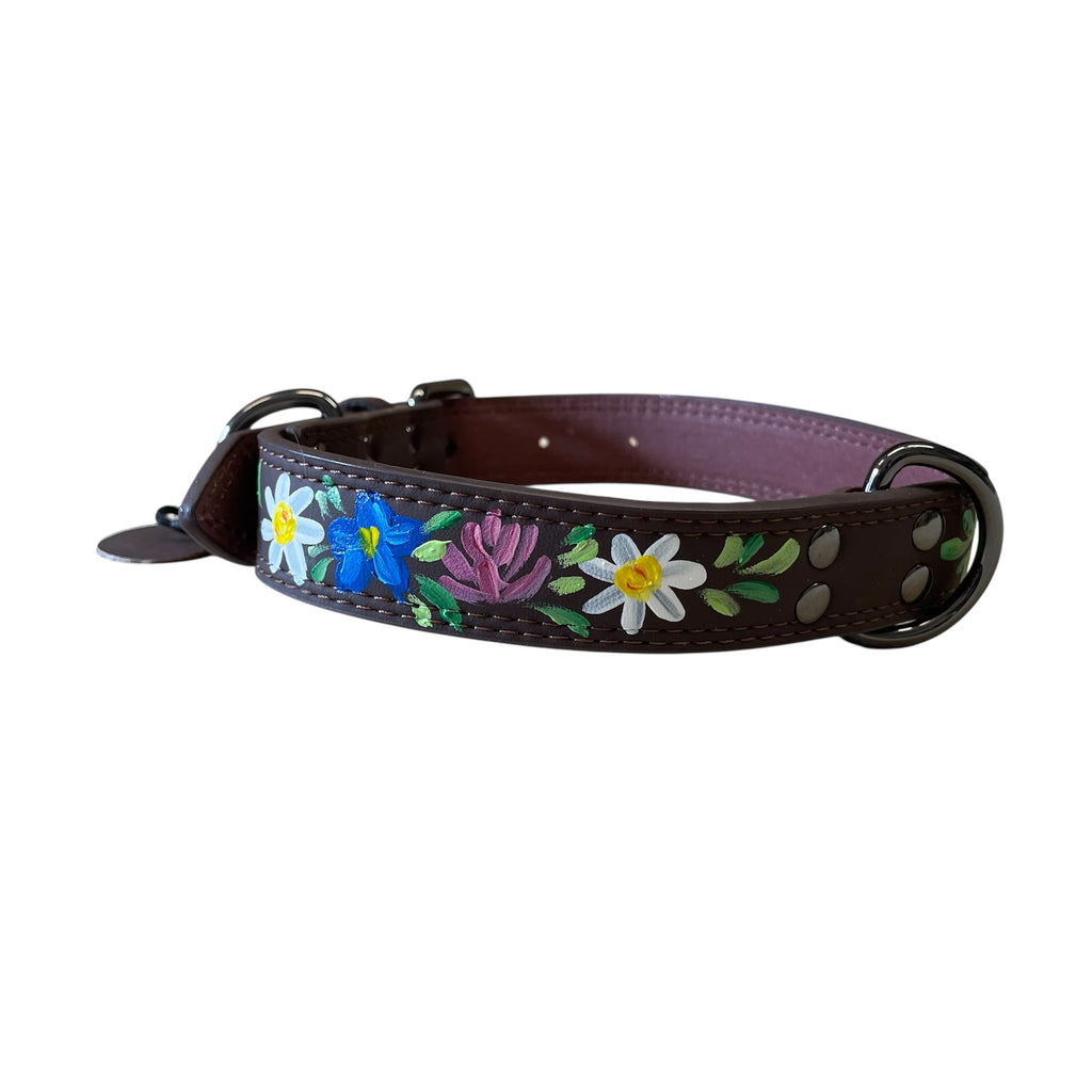 Hand Painted Dog Collar