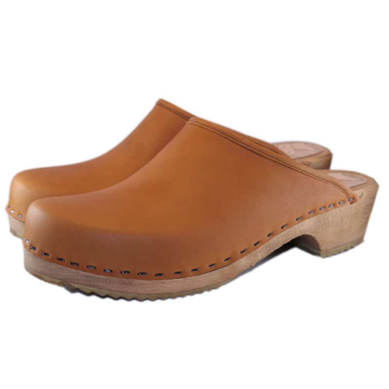 Traditional Heel PLAIN Oil Tanned Leather