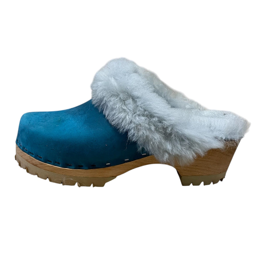 Pacific Blue Mountain Shearling Clog